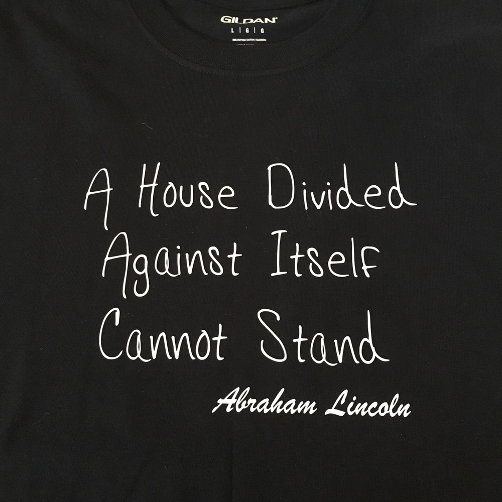 100% handmade vinyl tee unisex size shirt NWOT